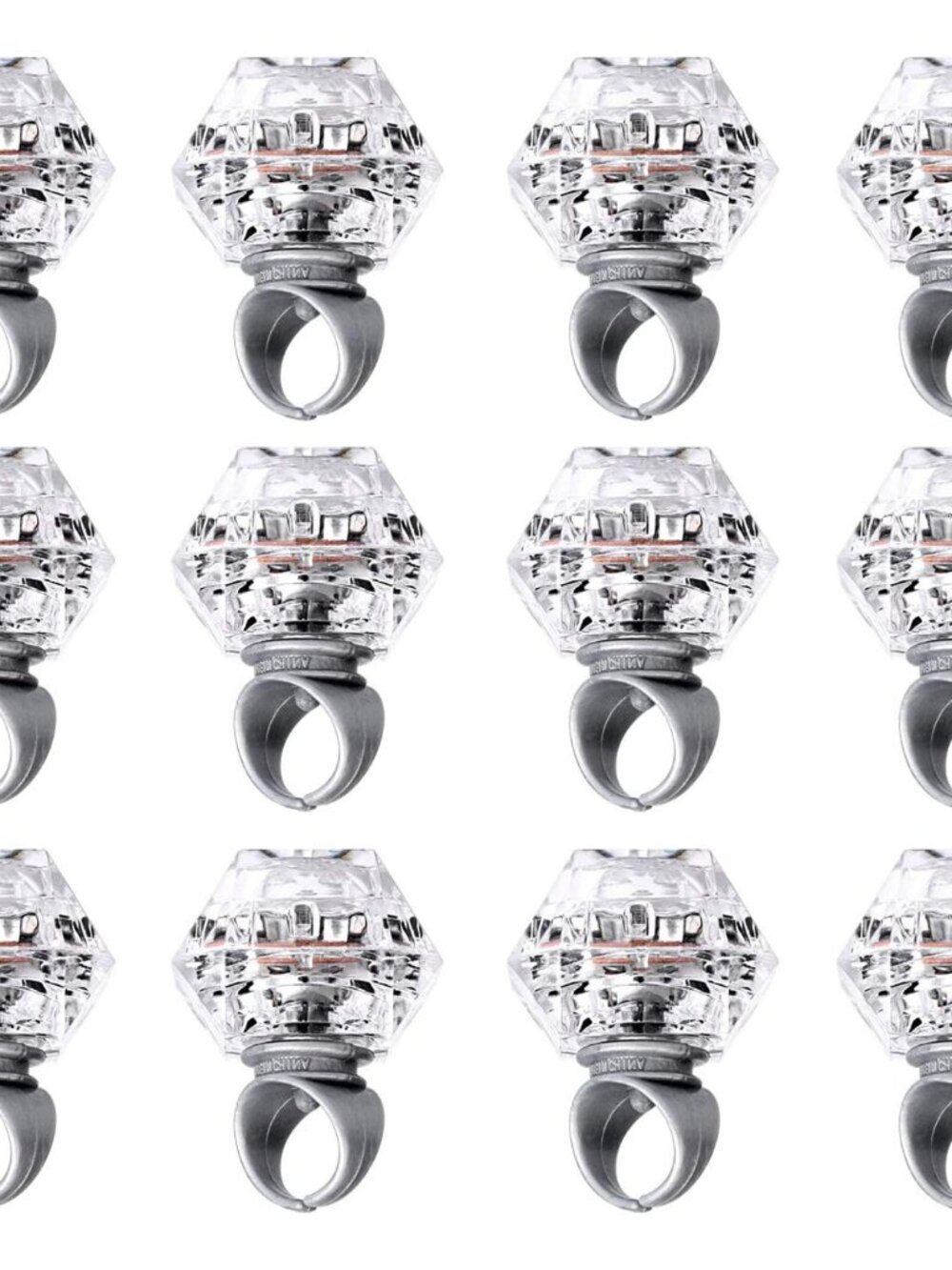 Flashing Led Light up Rings Bachelorette Party Favors Toys Grow in The Dark Part